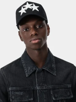 AMIRI Hats|Hats<3 Star Trucker Hat Black/White