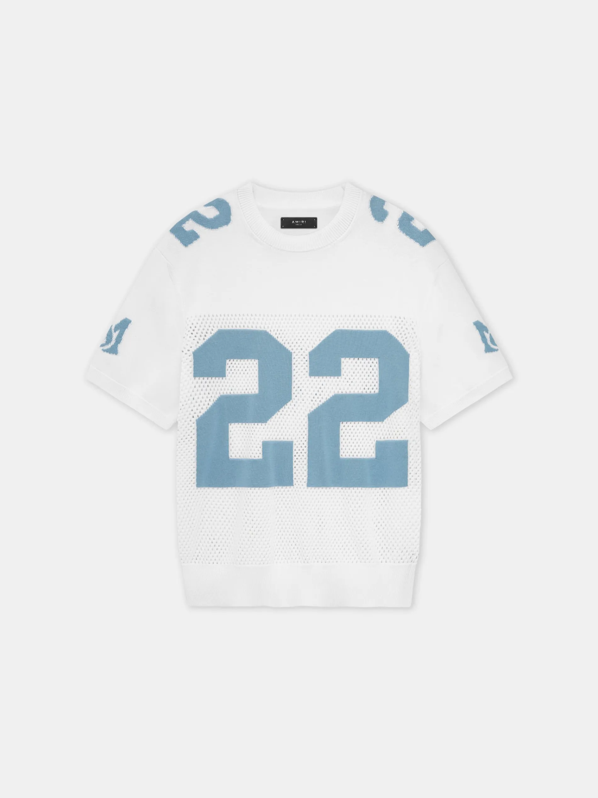 AMIRI Knitwear<22 TEE White Cerulean