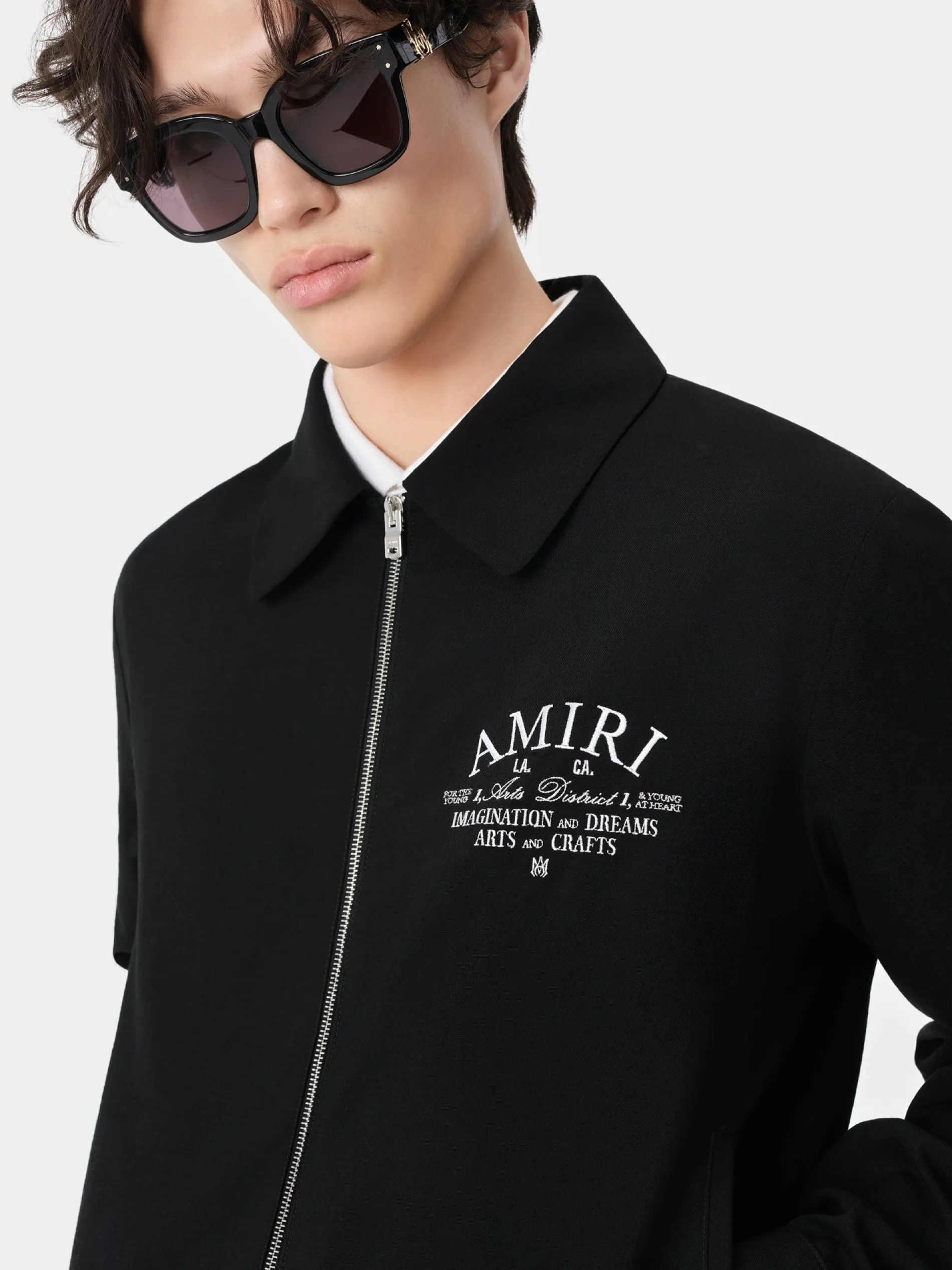 AMIRI Outerwear<ARTS DISTRICT BLOUSON BLACK
