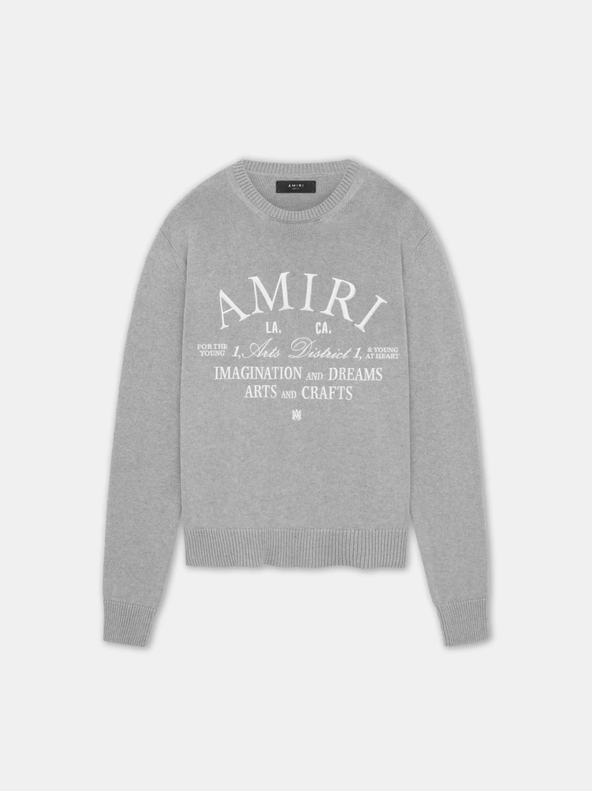 AMIRI Knitwear<ARTS DISTRICT CREW Grey