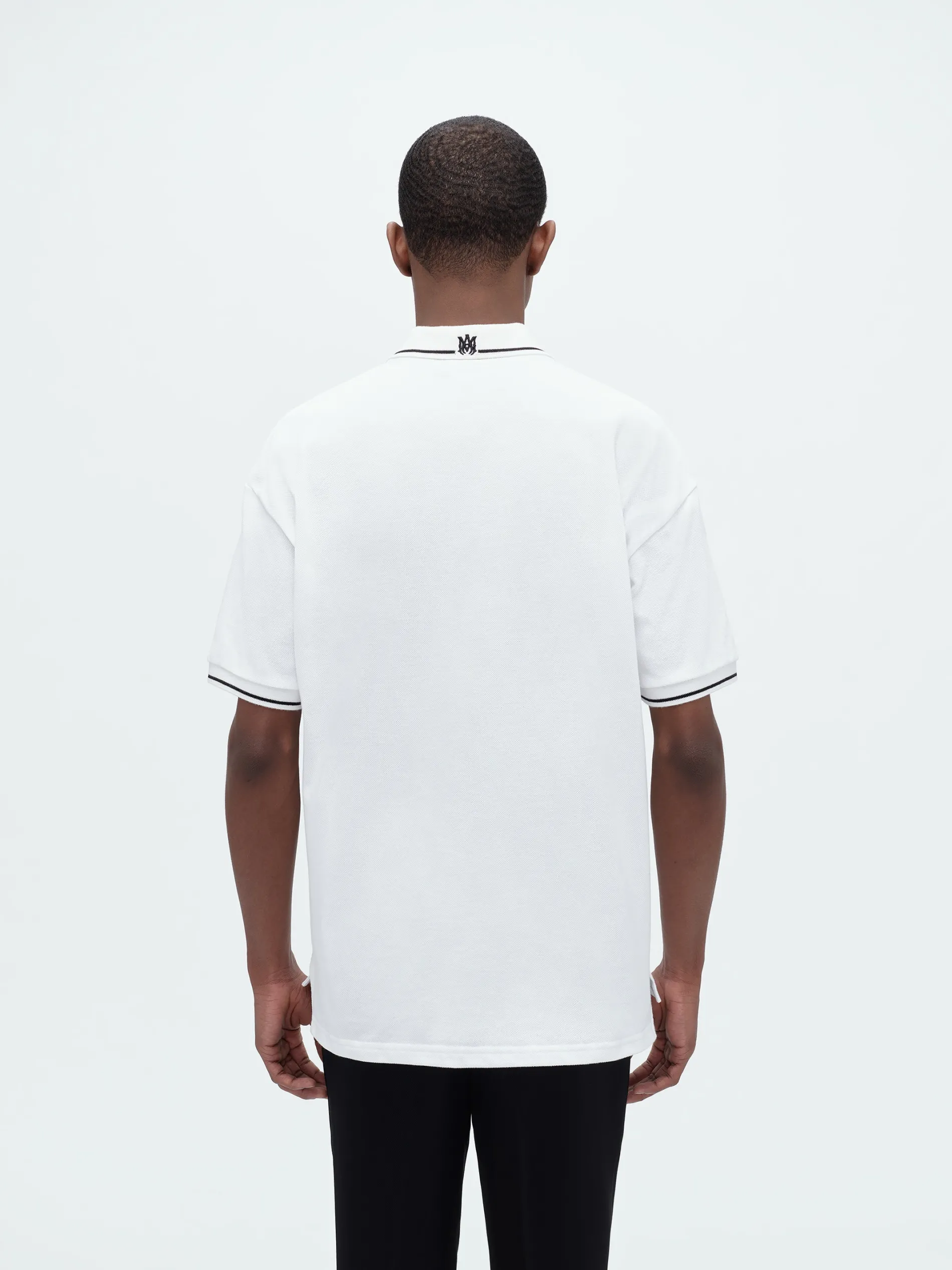 AMIRI Shirts<ARTS DISTRICT PIQUE POLO White