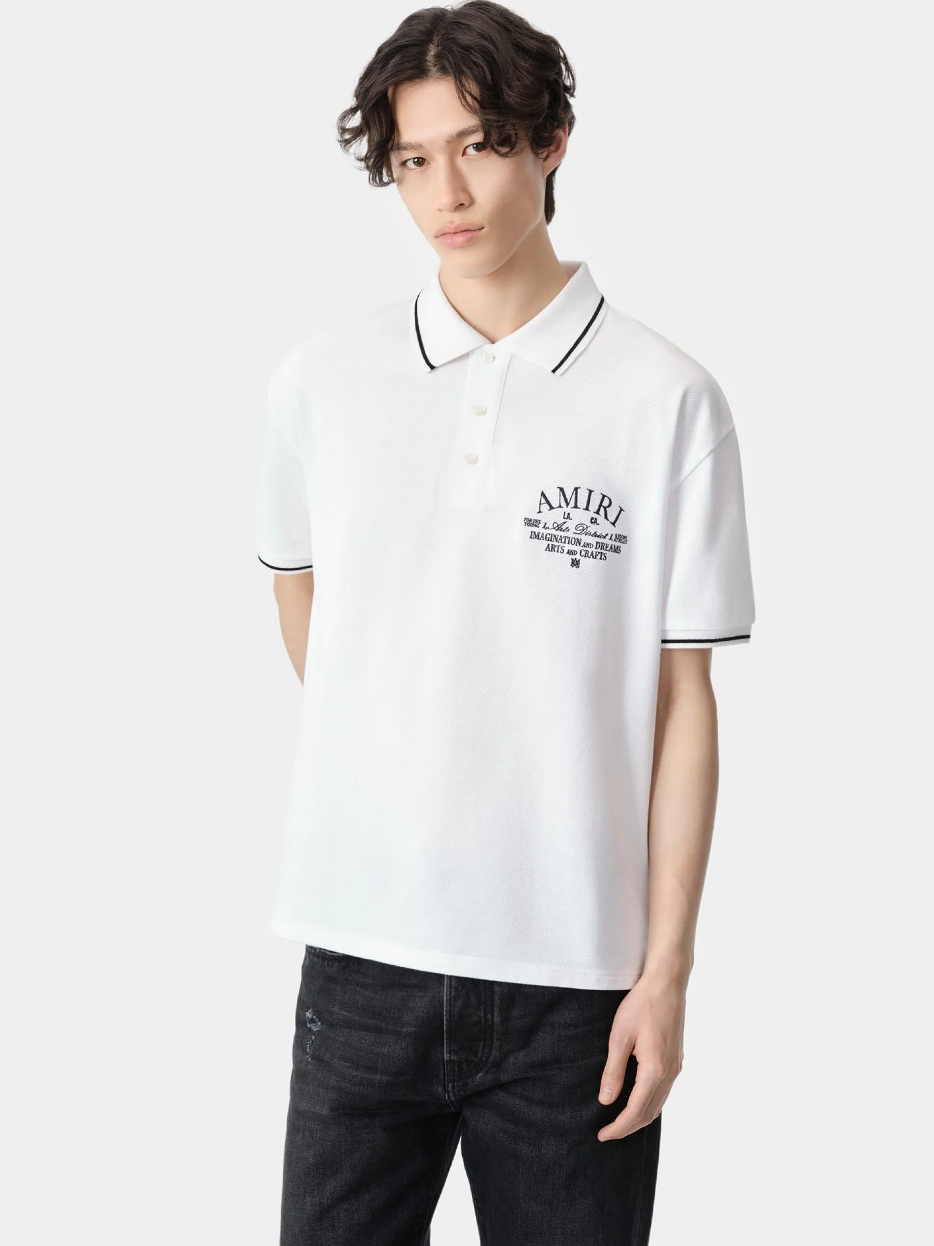AMIRI Tees<ARTS DISTRICT POLO White