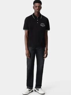 AMIRI Tees<ARTS DISTRICT POLO BLACK