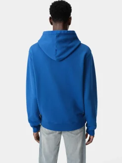 AMIRI Sweatshirts<CORE LOGO HOODIE Blue
