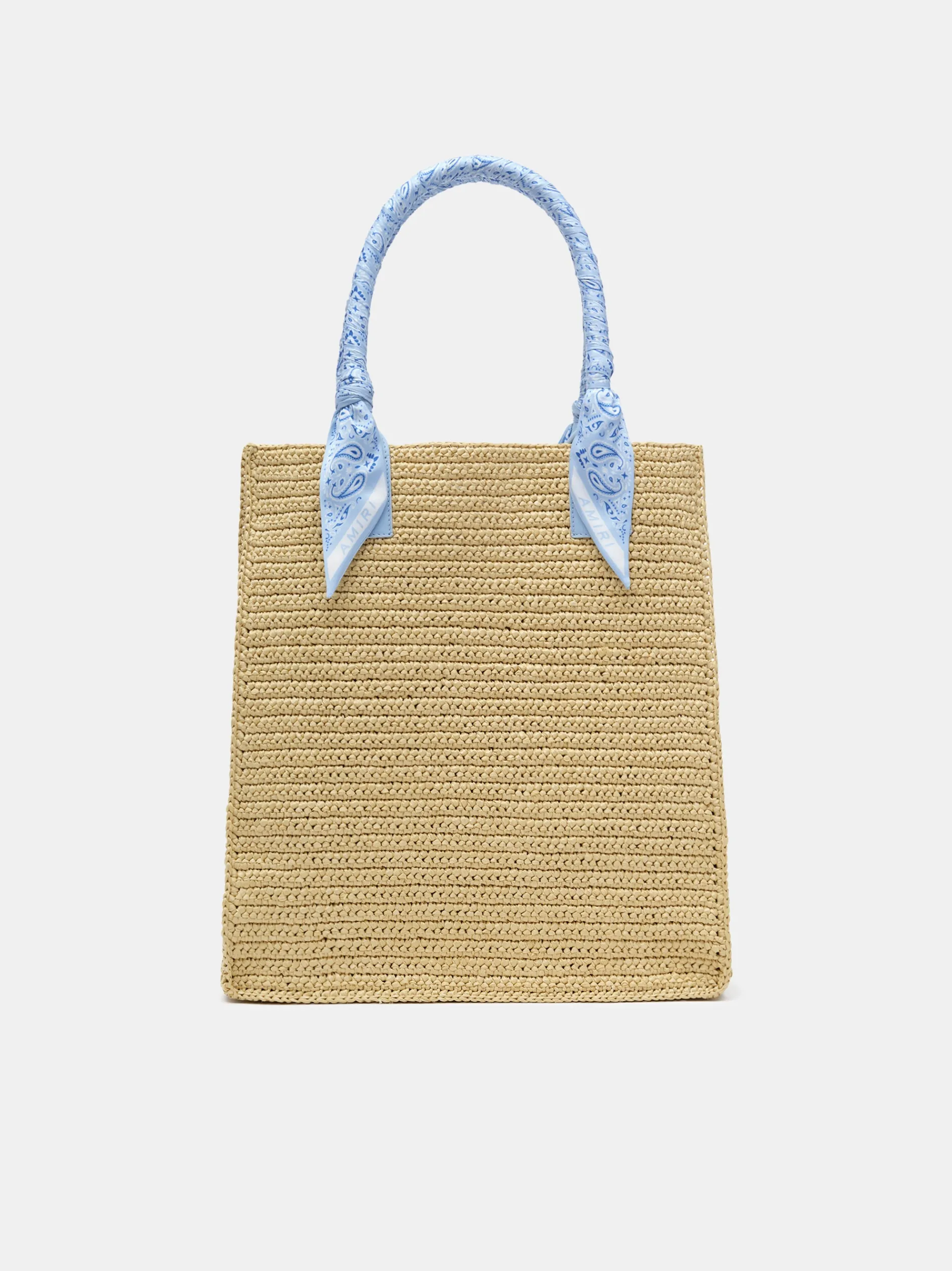 AMIRI Tote Bags|Bags<RAFFIA TOTE Blue