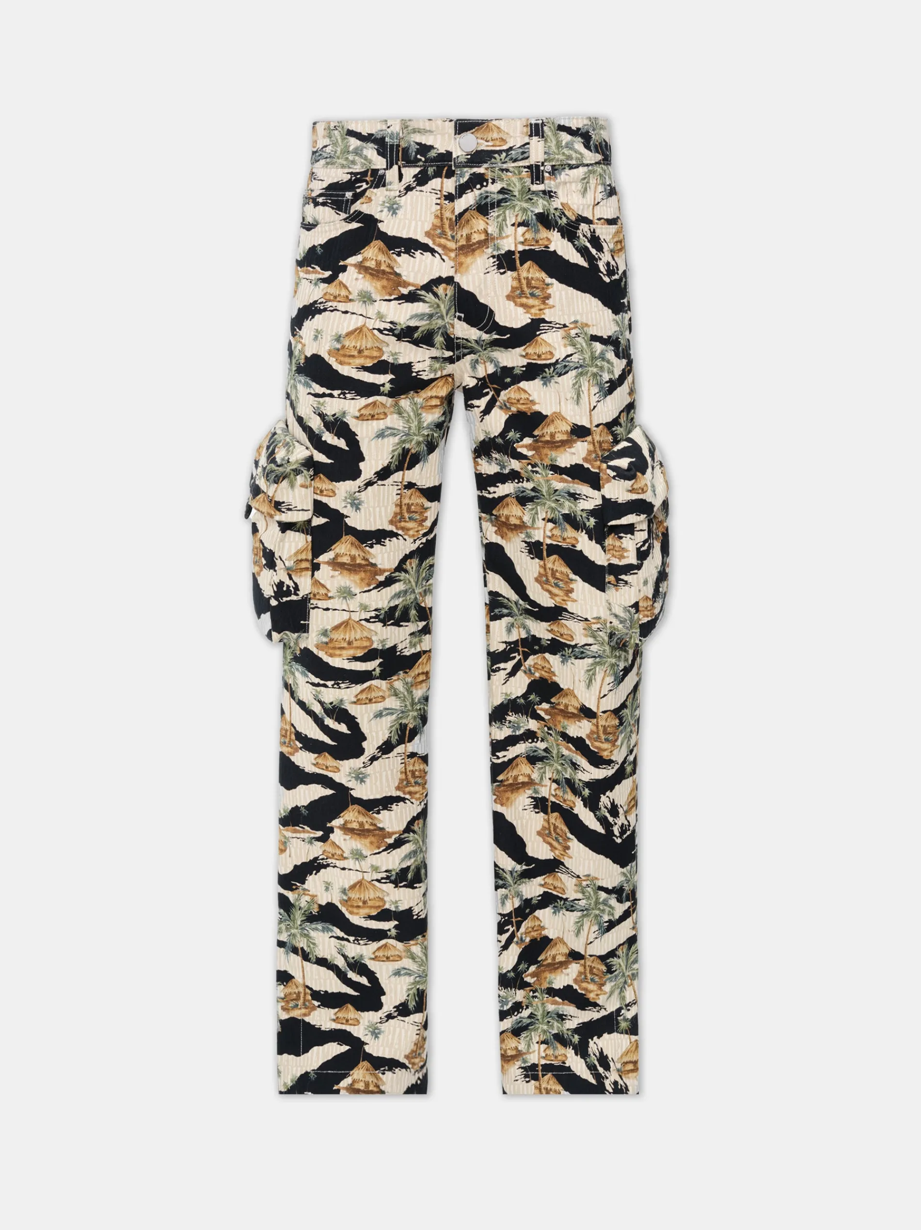 AMIRI Denim<REPEAT PALM BAGGY M65 CARGO Mojave Desert