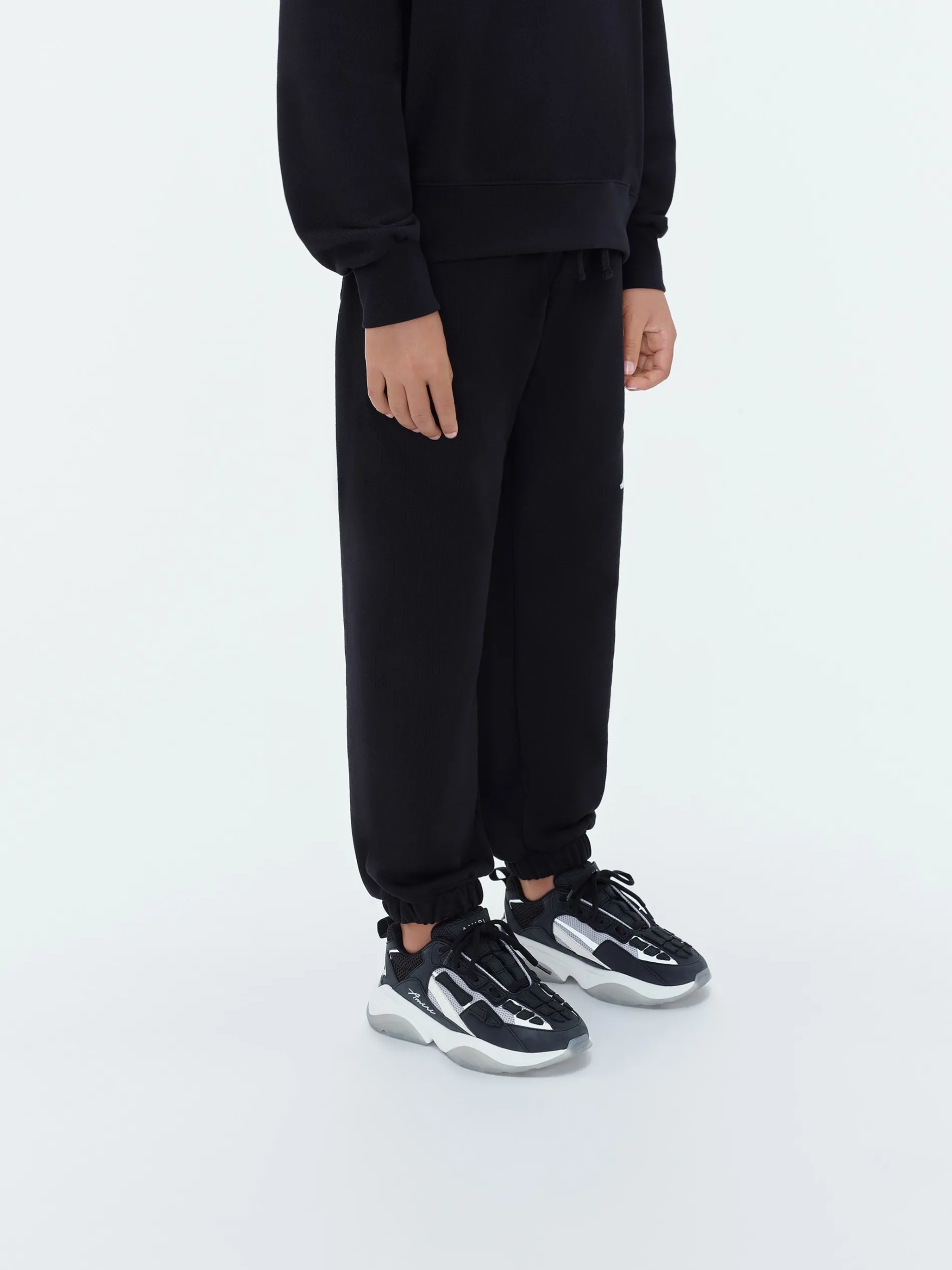 AMIRI Shorts & Sweatpants<STAGGERED SCRIBBLE SWEATPANT BLACK