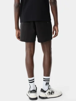 AMIRI Swimwear|Shorts & Sweatpants<TWISTED PALMS SWIM TRUNK BLACK