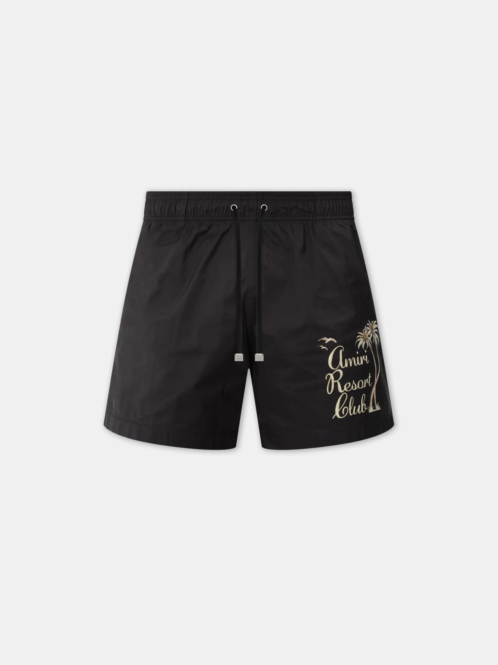 AMIRI Swimwear|Shorts & Sweatpants<TWISTED PALMS SWIM TRUNK BLACK