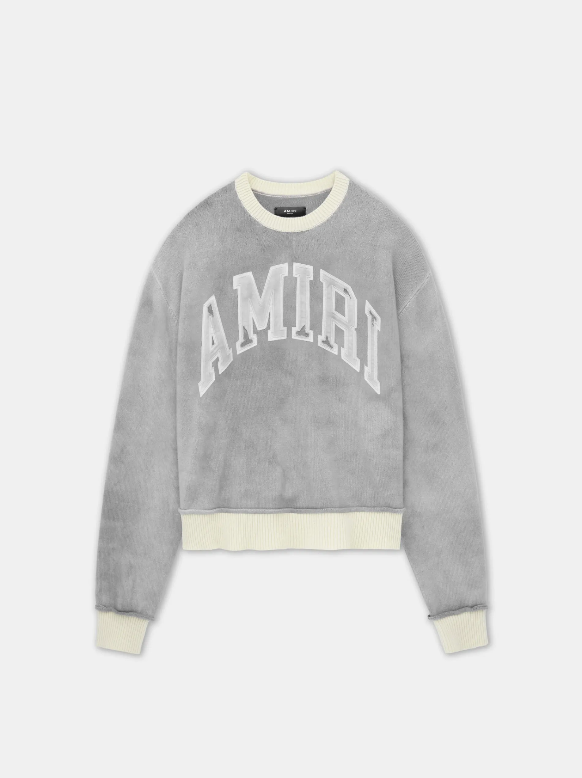 AMIRI Knitwear<VINTAGE CASHMERE CREW Grey
