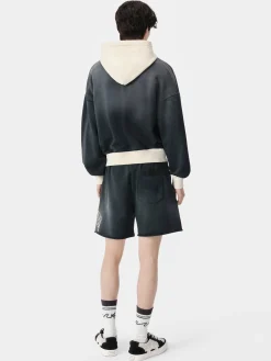 AMIRI Shorts & Sweatpants<VINTAGE COLLEGIATE SHORT BLACK