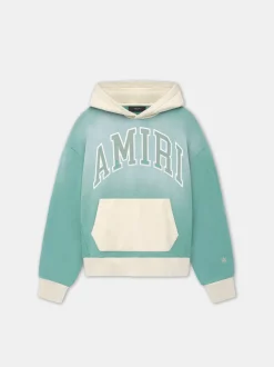 AMIRI Sweatshirts<VINTAGE OVERSIZED HOODIE Sea Blue