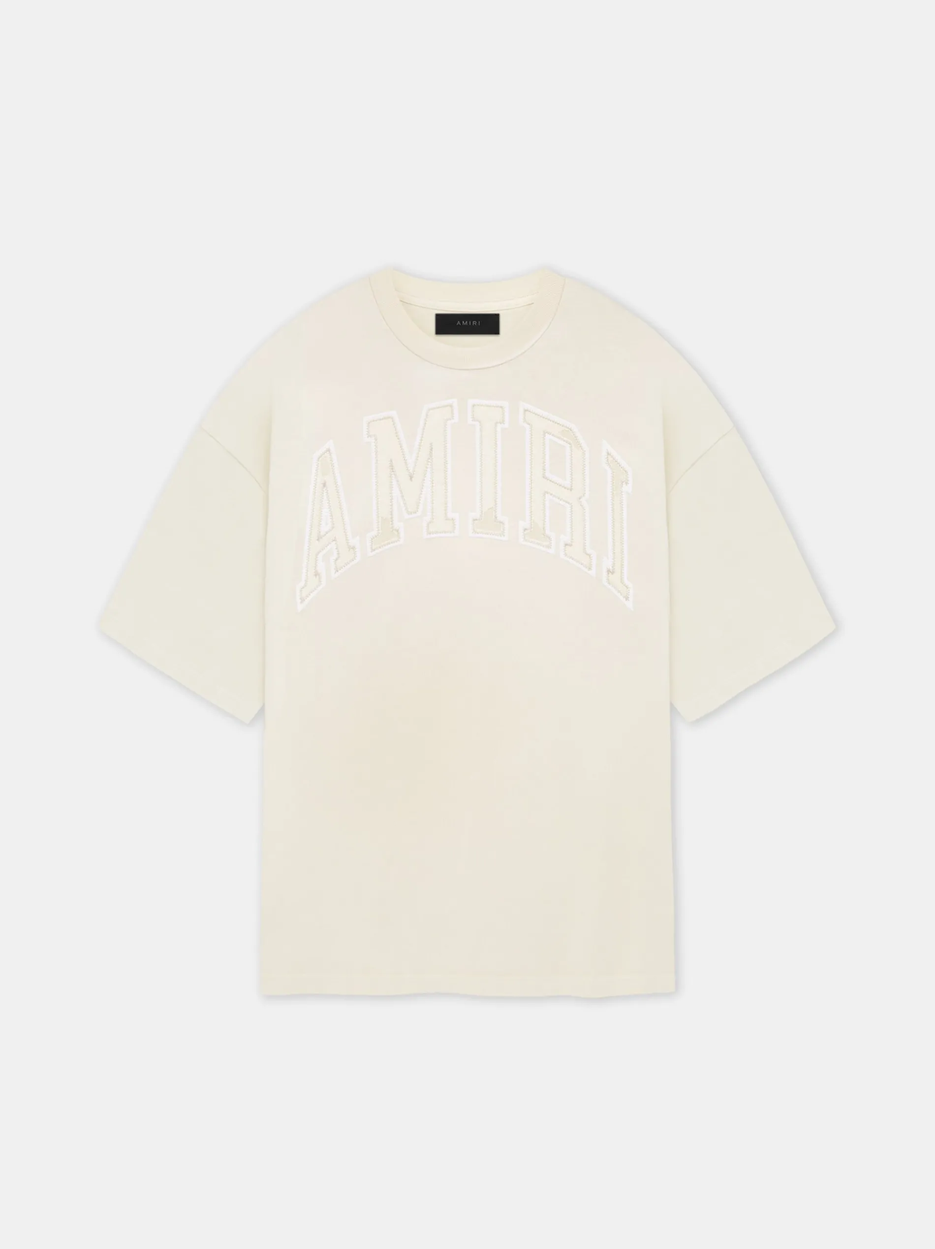 AMIRI Tees<VINTAGE OVERSIZED TEE BIRCH