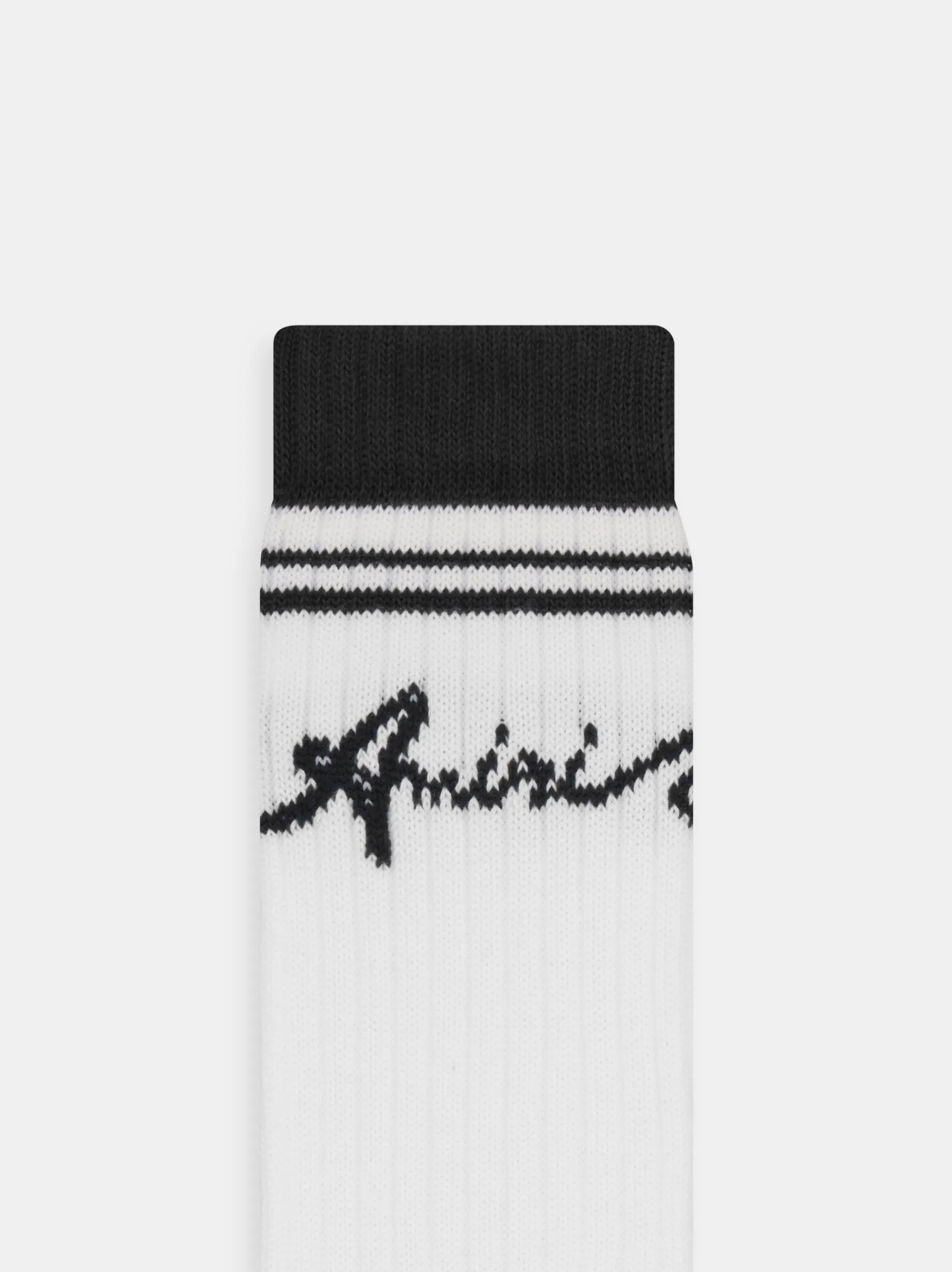 AMIRI Socks|Socks<WAVE SOCKS BLACK