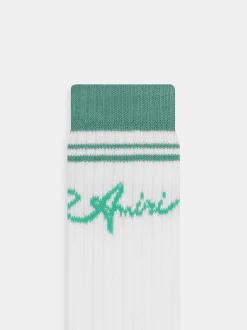 AMIRI Socks|Socks<WAVE SOCKS Sea Blue
