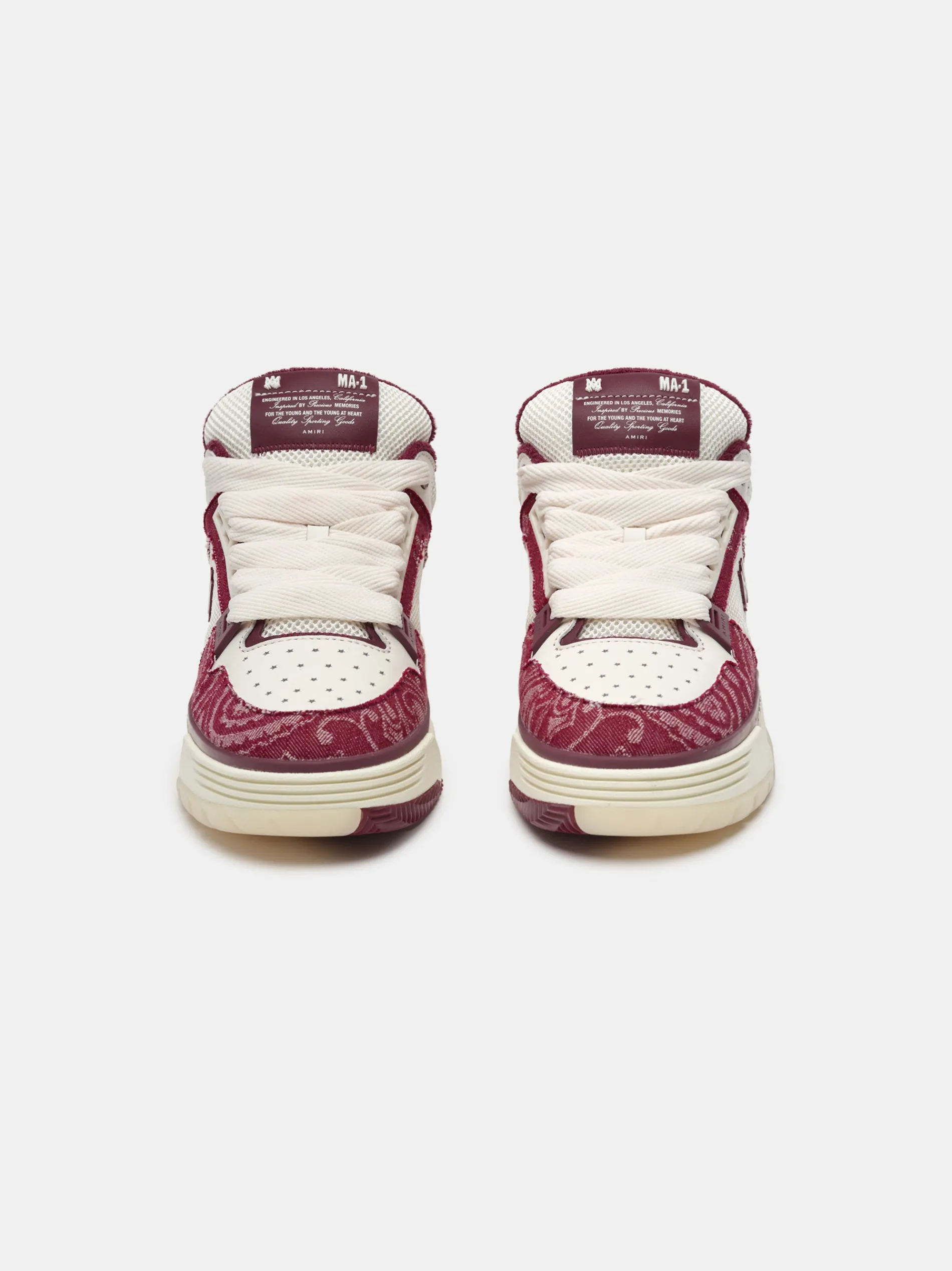 AMIRI Sneakers|Sneakers<BANDANA DENIM MA-1 Burgundy