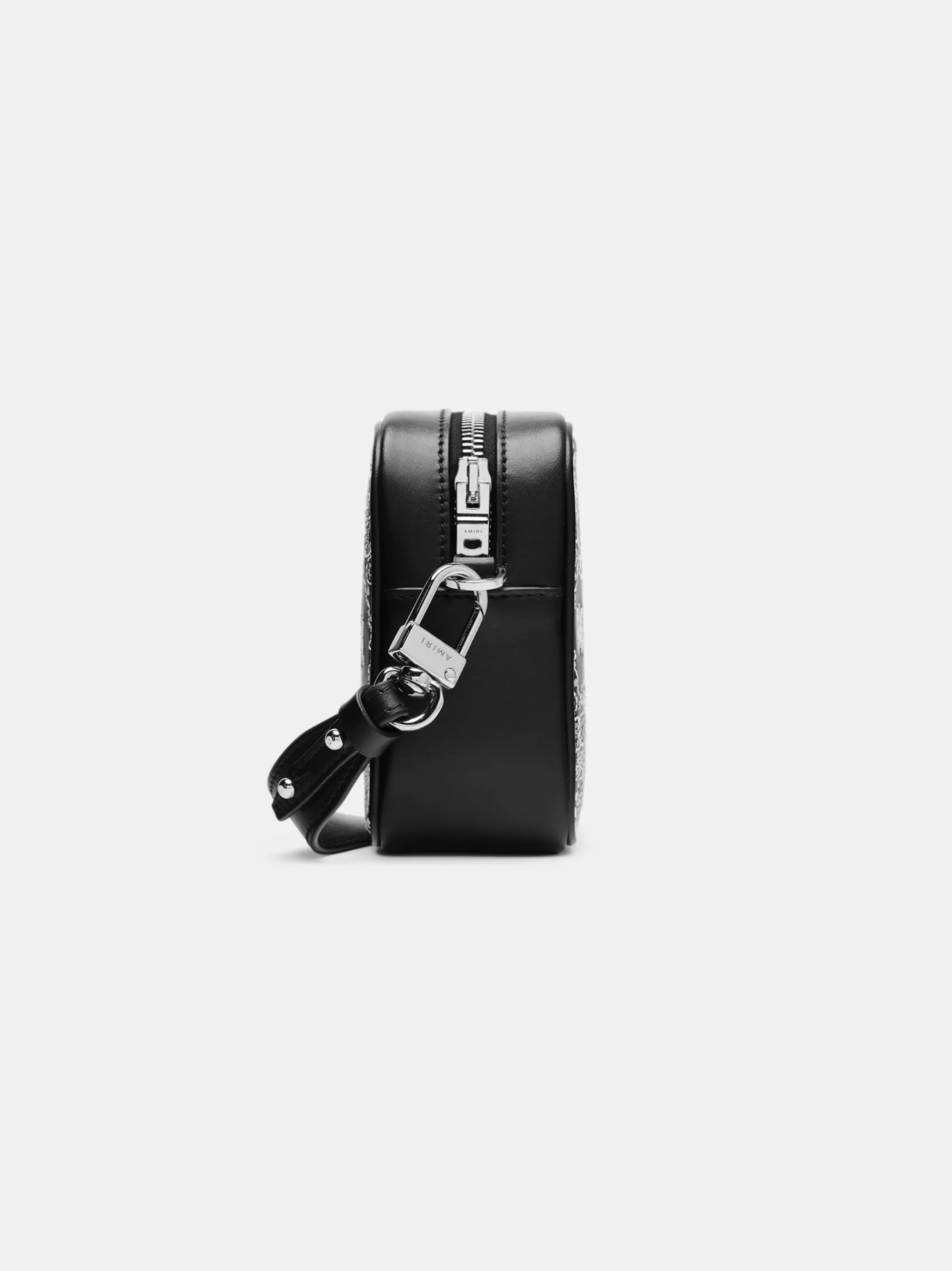 AMIRI Crossbody|Bags<BANDANA EMBROIDERED CAMERA CASE BLACK