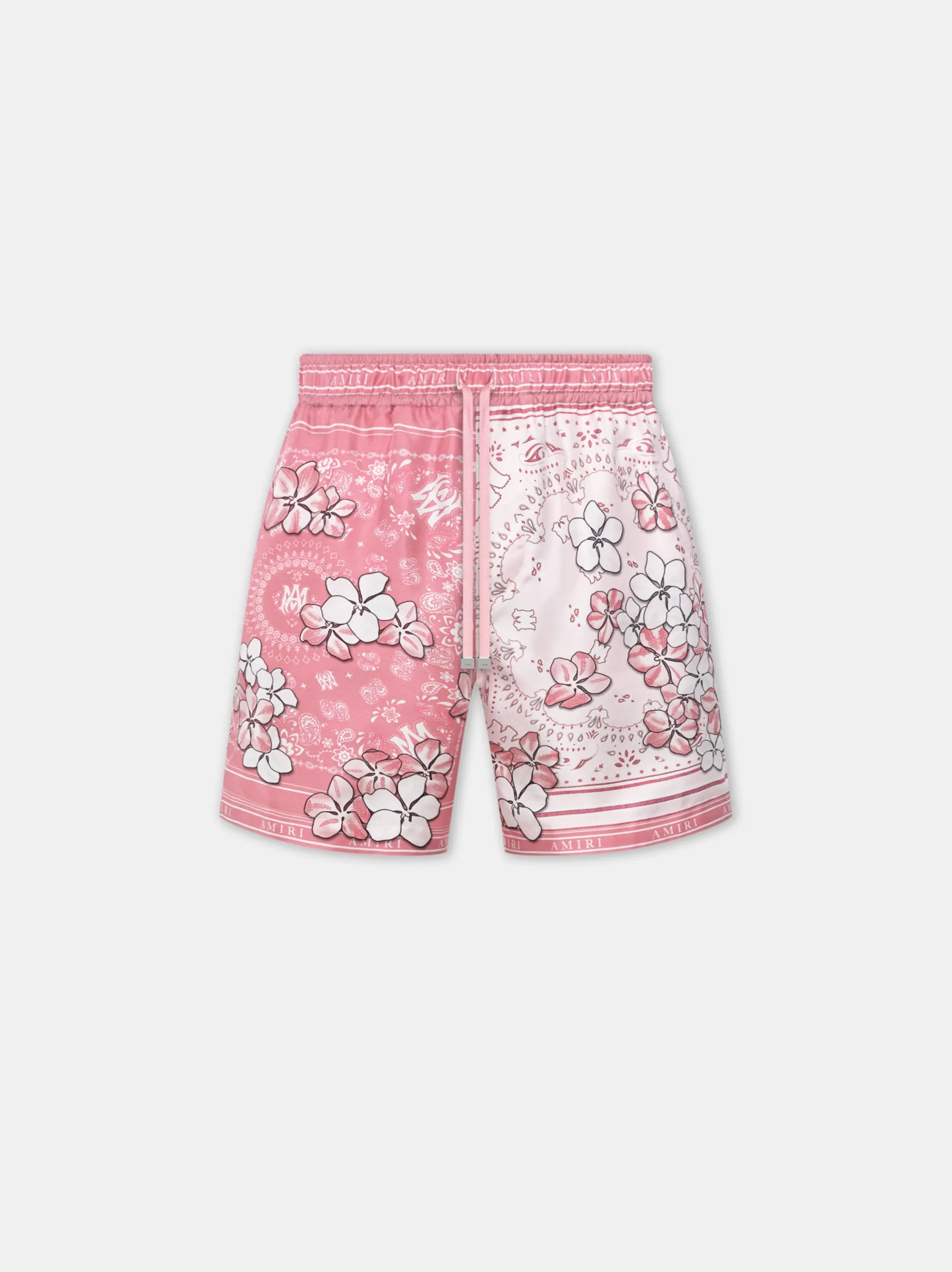 AMIRI Shorts & Sweatpants<BANDANA FLORAL SHORT Flamingo Pink
