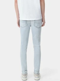 AMIRI Denim<BANDANA JACQUARD LOGO JEAN Sky Indigo