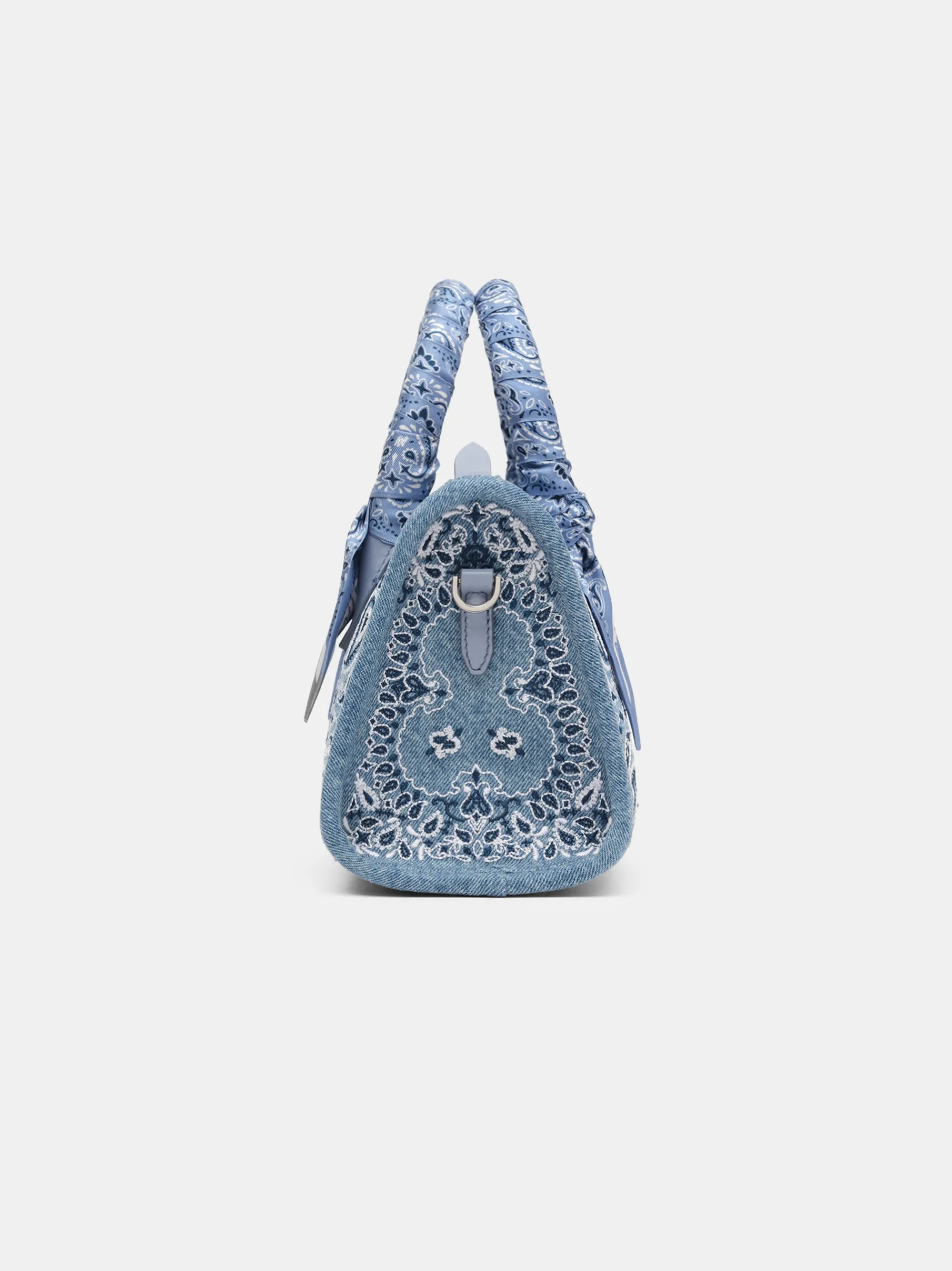 AMIRI Bags|Handbags<BANDANA MICRO TRIANGLE BAG True Blue