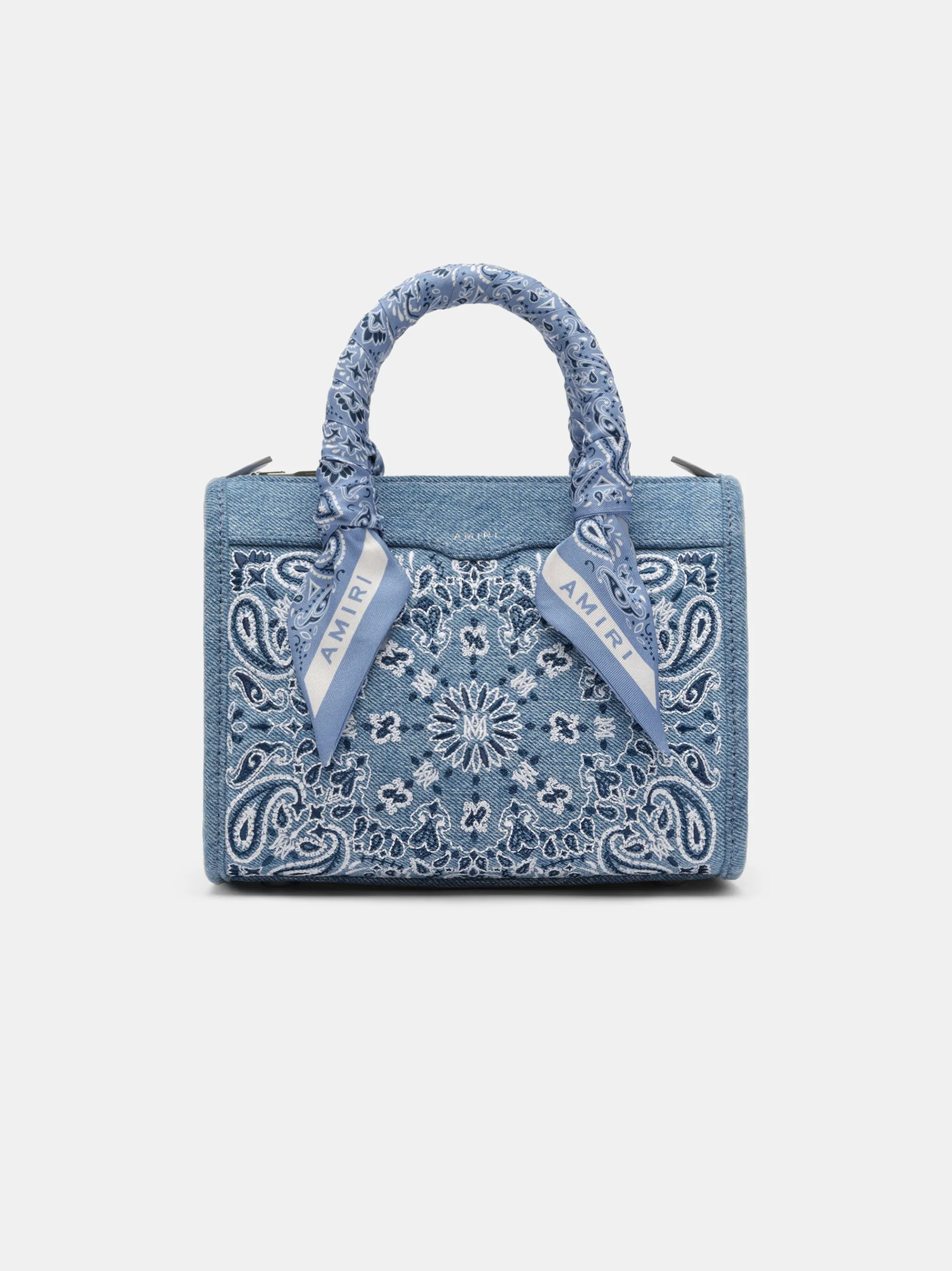AMIRI Bags|Handbags<BANDANA MICRO TRIANGLE BAG True Blue