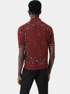 AMIRI Knitwear<BANDANA POLO Red