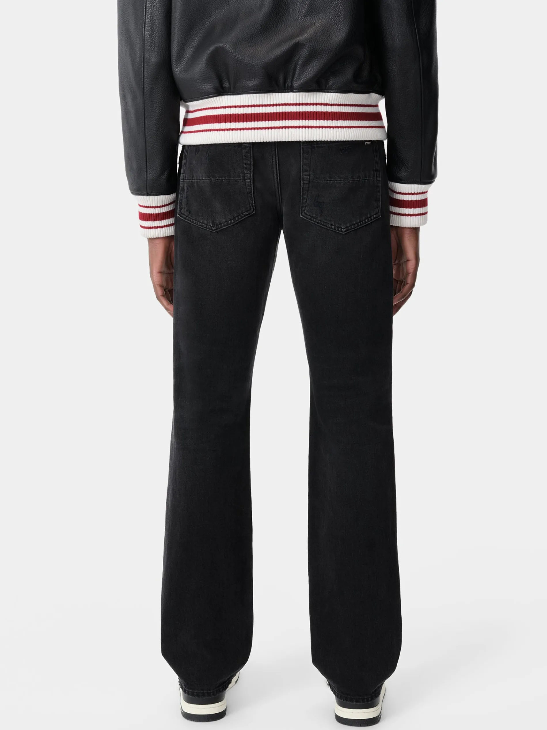 AMIRI Denim<BANDANA REPAIR STRAIGHT JEAN Vintage Black
