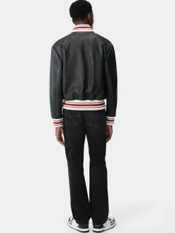 AMIRI Denim<BANDANA REPAIR STRAIGHT JEAN Vintage Black