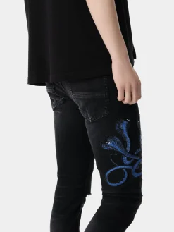 AMIRI Denim<BLUE POISON ARCHIVAL JEAN Aged Black