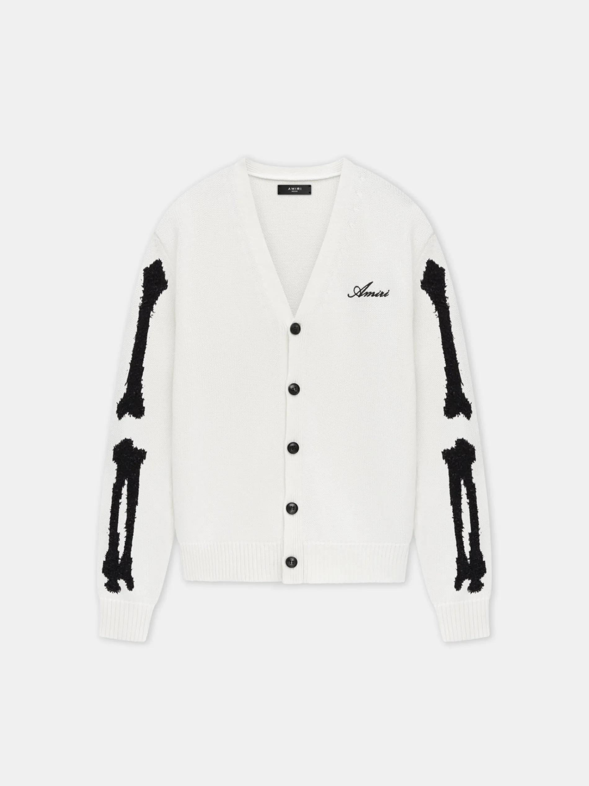 AMIRI Knitwear<BONES CARDIGAN White