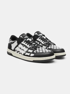 AMIRI Sneakers|Sneakers<CHECKERED SKEL-TOP LOW Black White