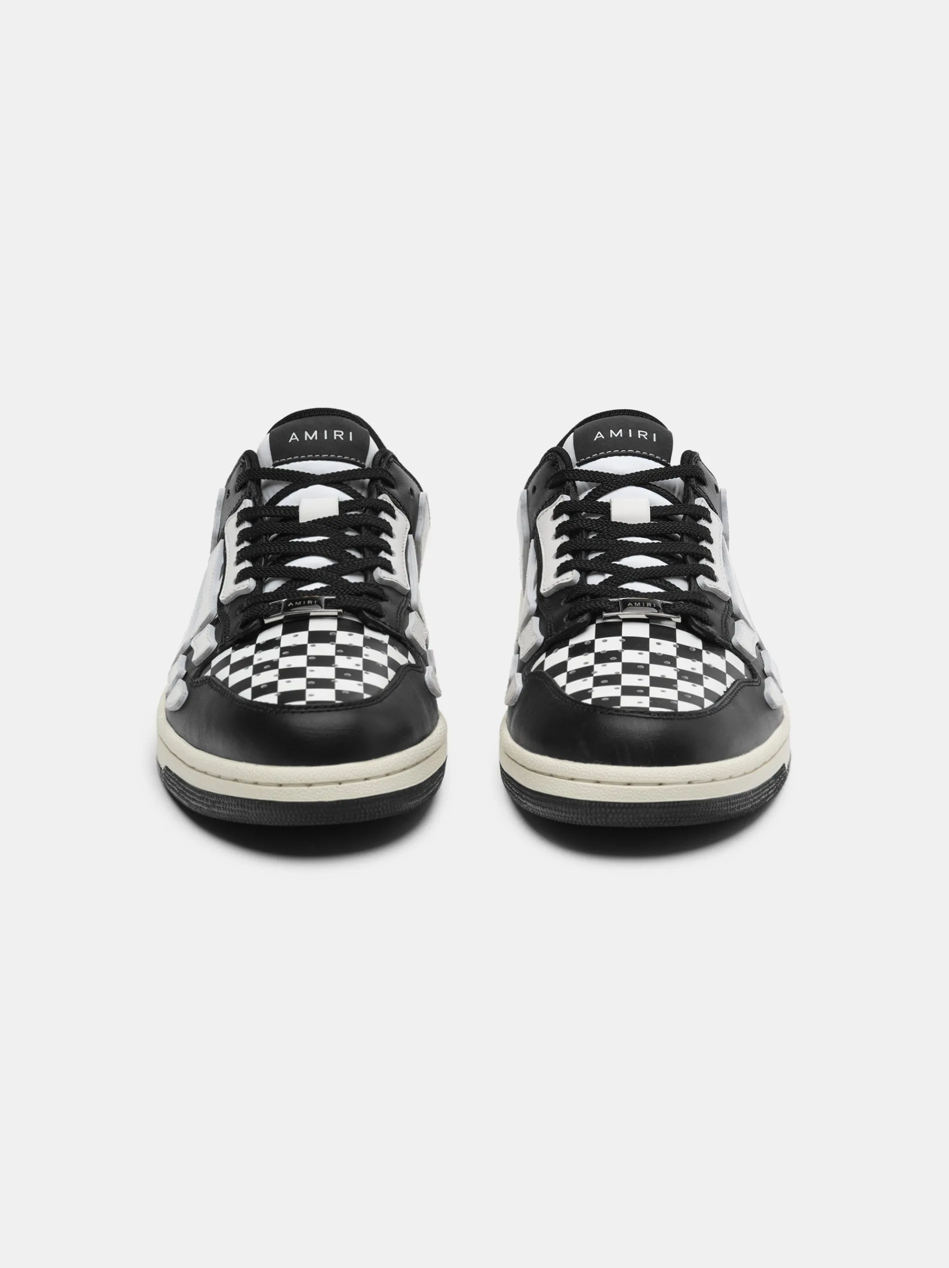 AMIRI Sneakers|Sneakers<CHECKERED SKEL-TOP LOW Black White