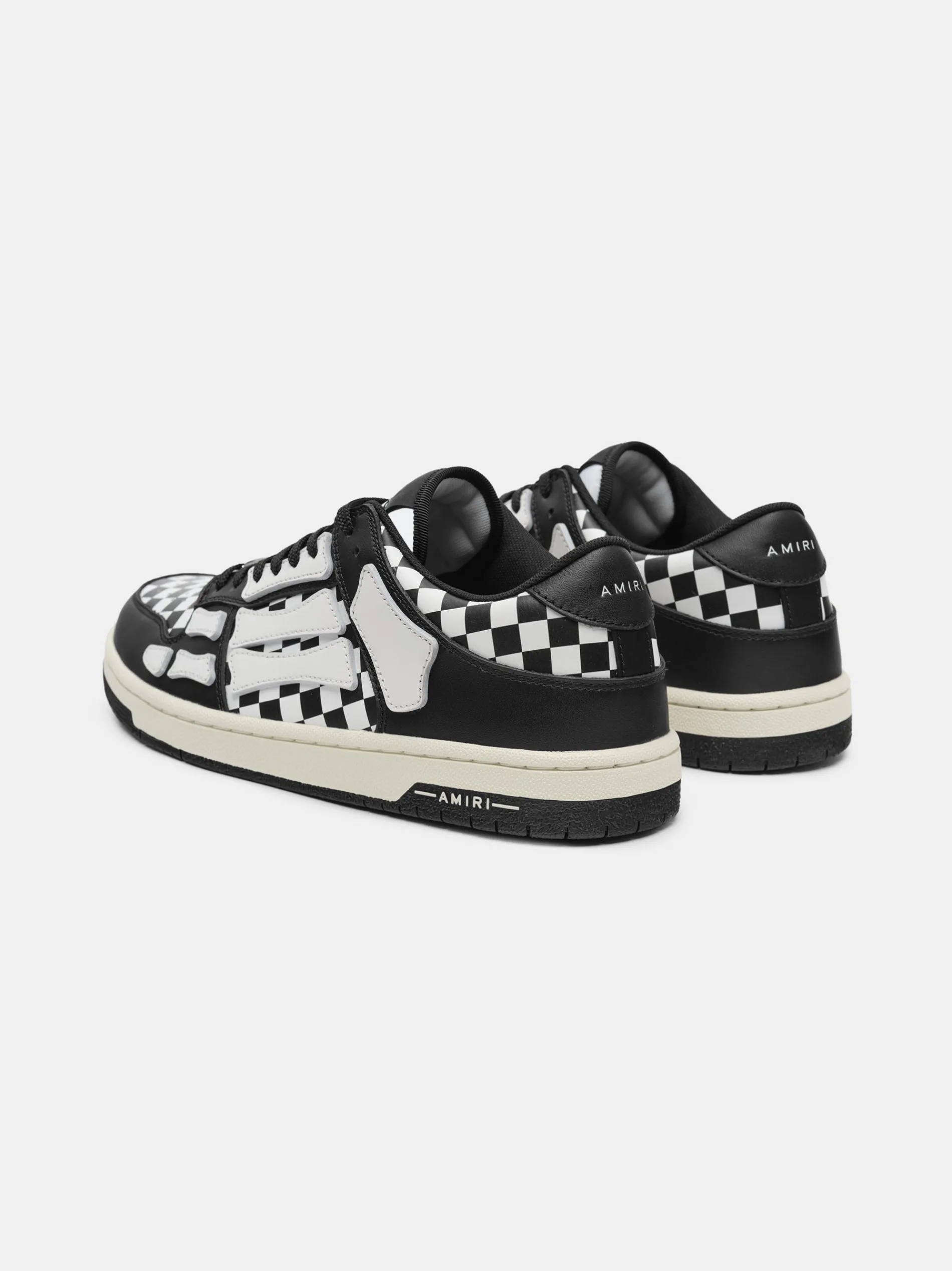 AMIRI Sneakers|Sneakers<CHECKERED SKEL-TOP LOW Black White