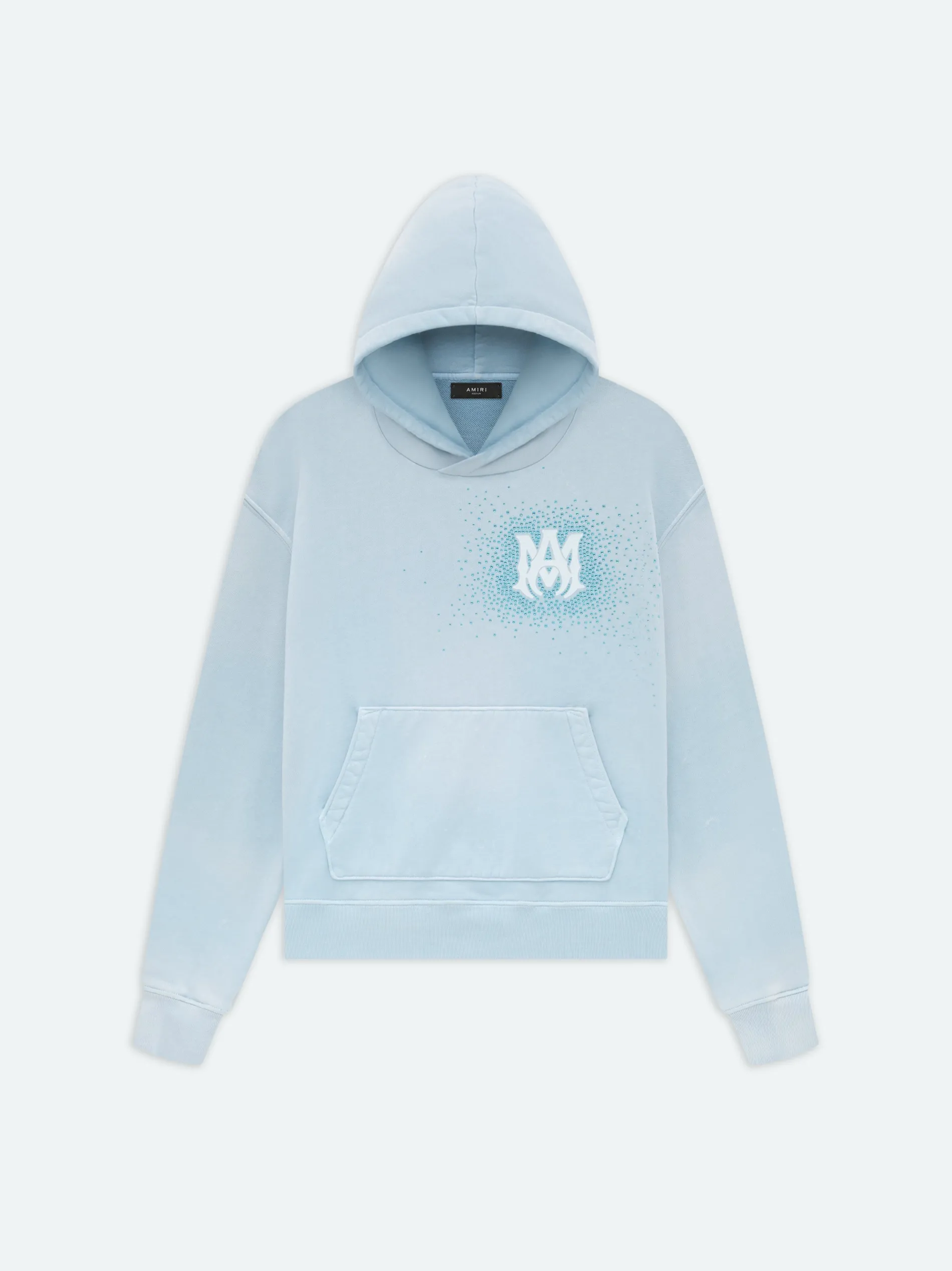 AMIRI Sweatshirts<CRYSTAL BURST HOODIE- Ashley Blue