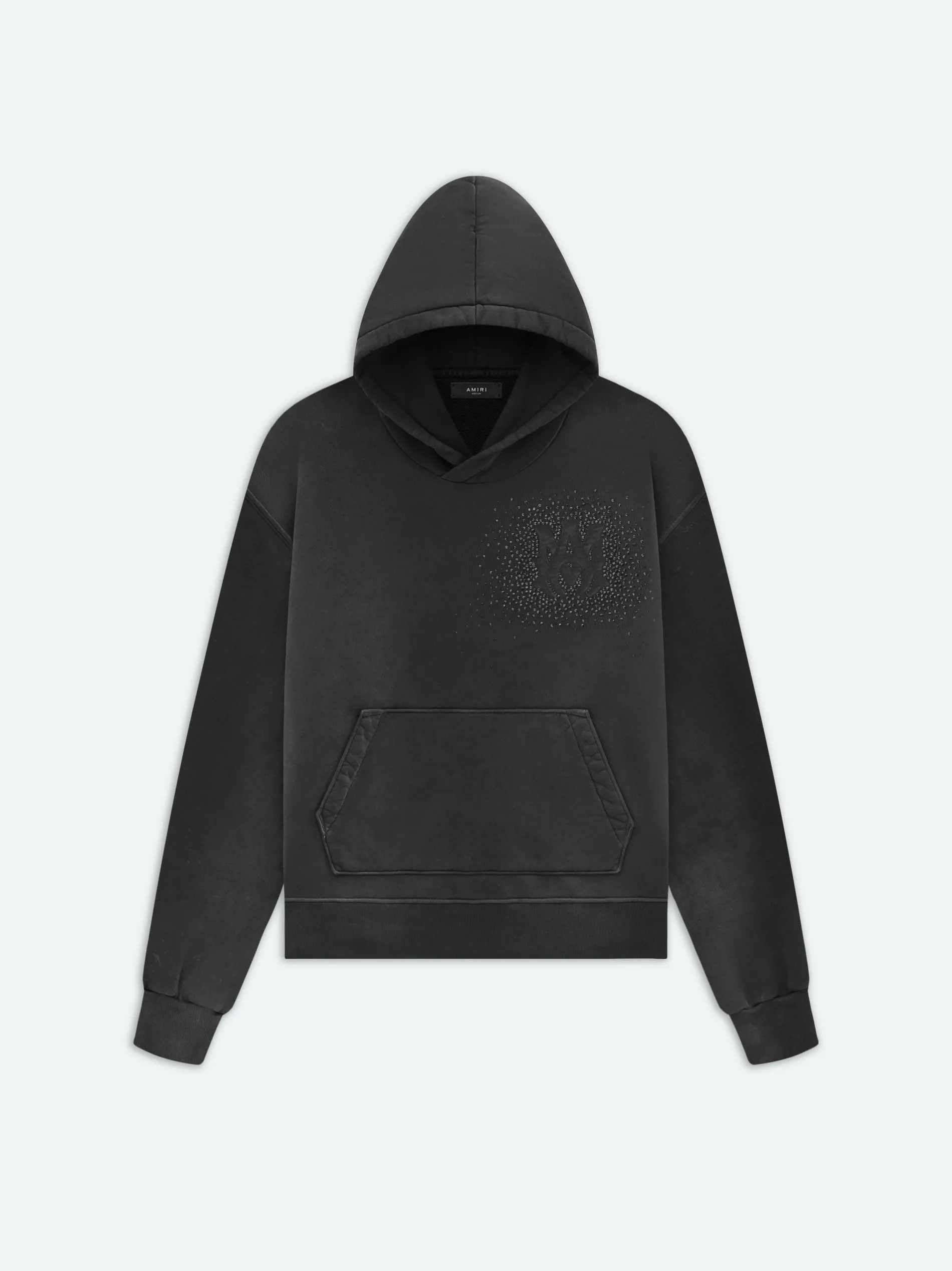 AMIRI Sweatshirts<CRYSTAL BURST HOODIE- FADED BLACK