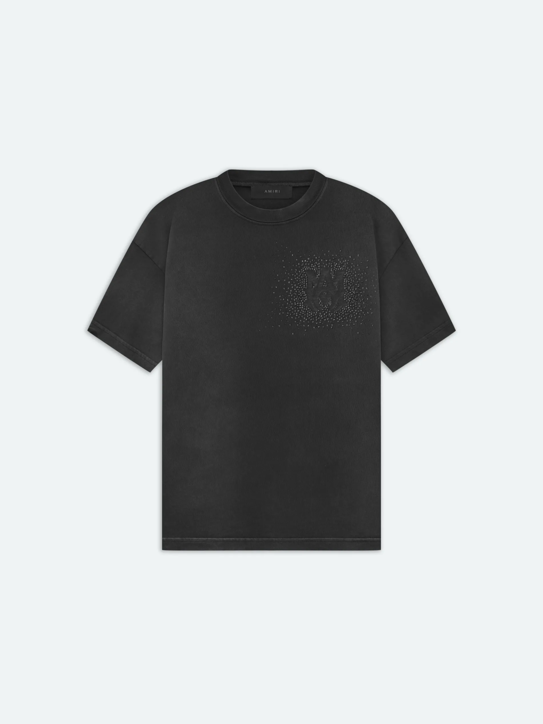 AMIRI Tees<CRYSTAL BURST TEE- FADED BLACK