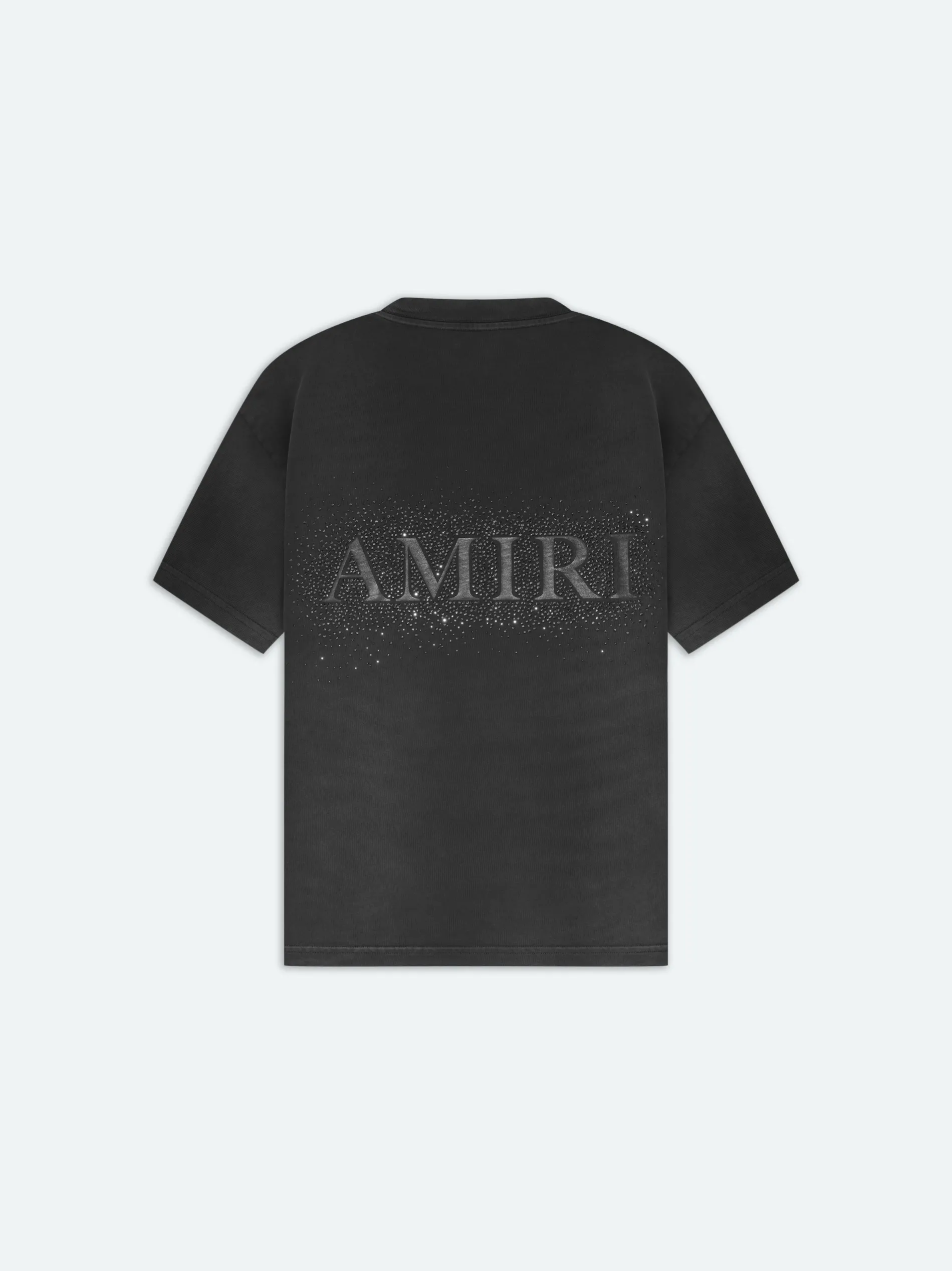 AMIRI Tees<CRYSTAL BURST TEE- FADED BLACK