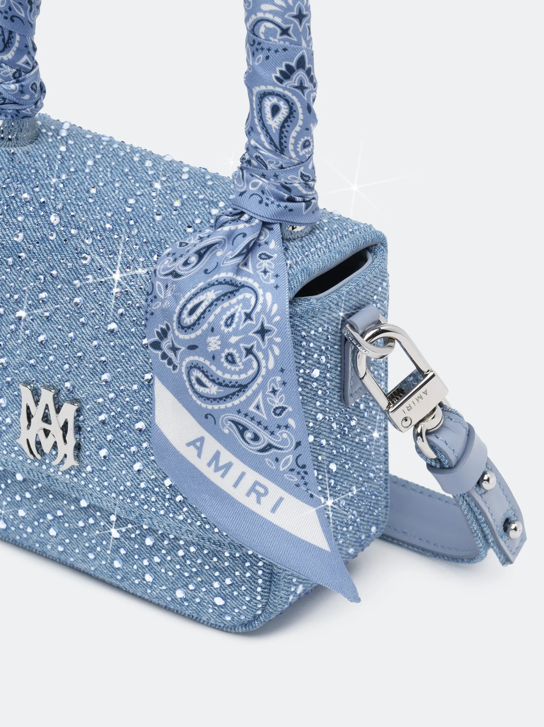 AMIRI Bags|Handbags<CRYSTAL DENIM MICRO MA BAG True Blue