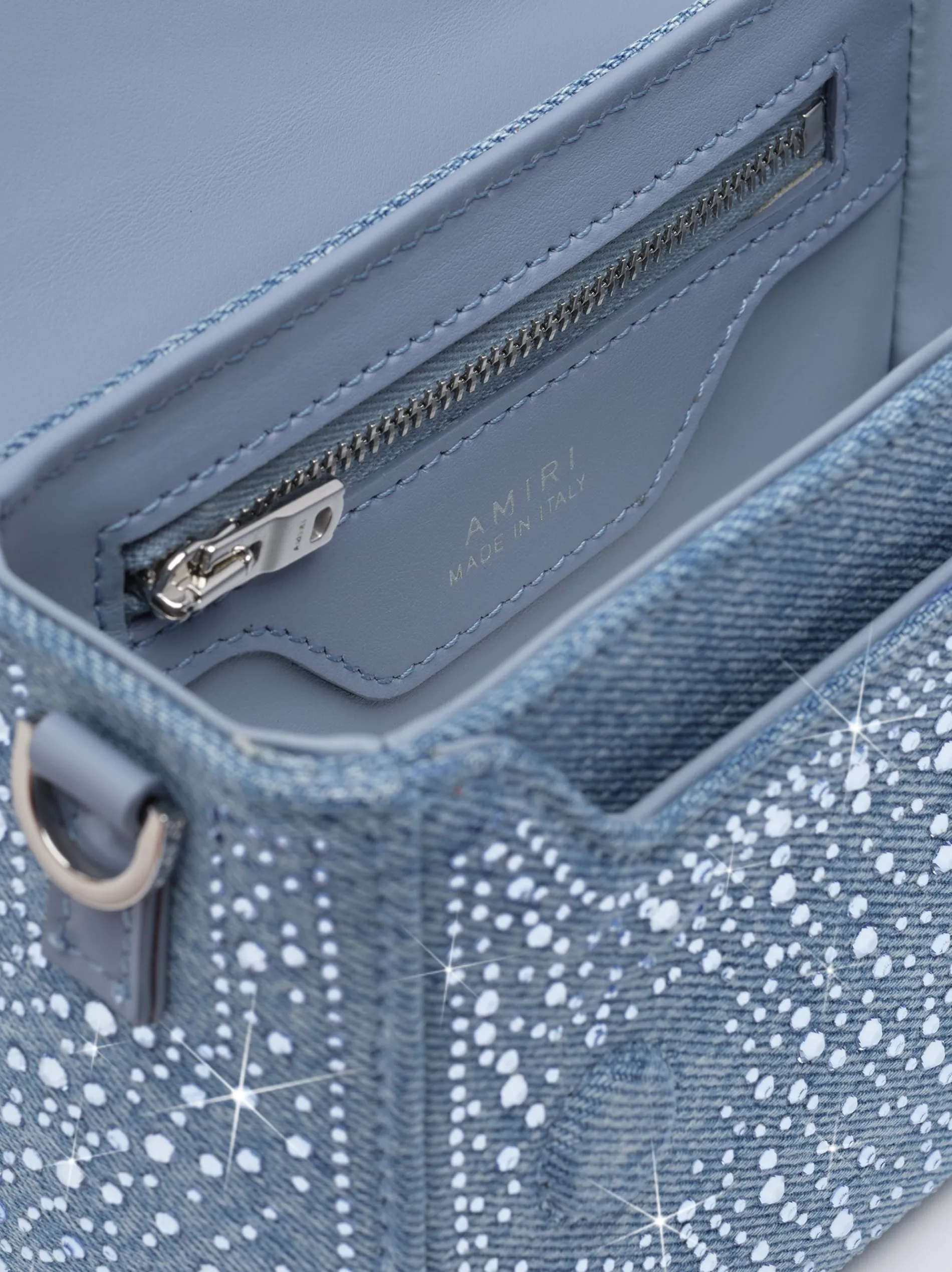 AMIRI Bags|Handbags<CRYSTAL DENIM MICRO MA BAG True Blue