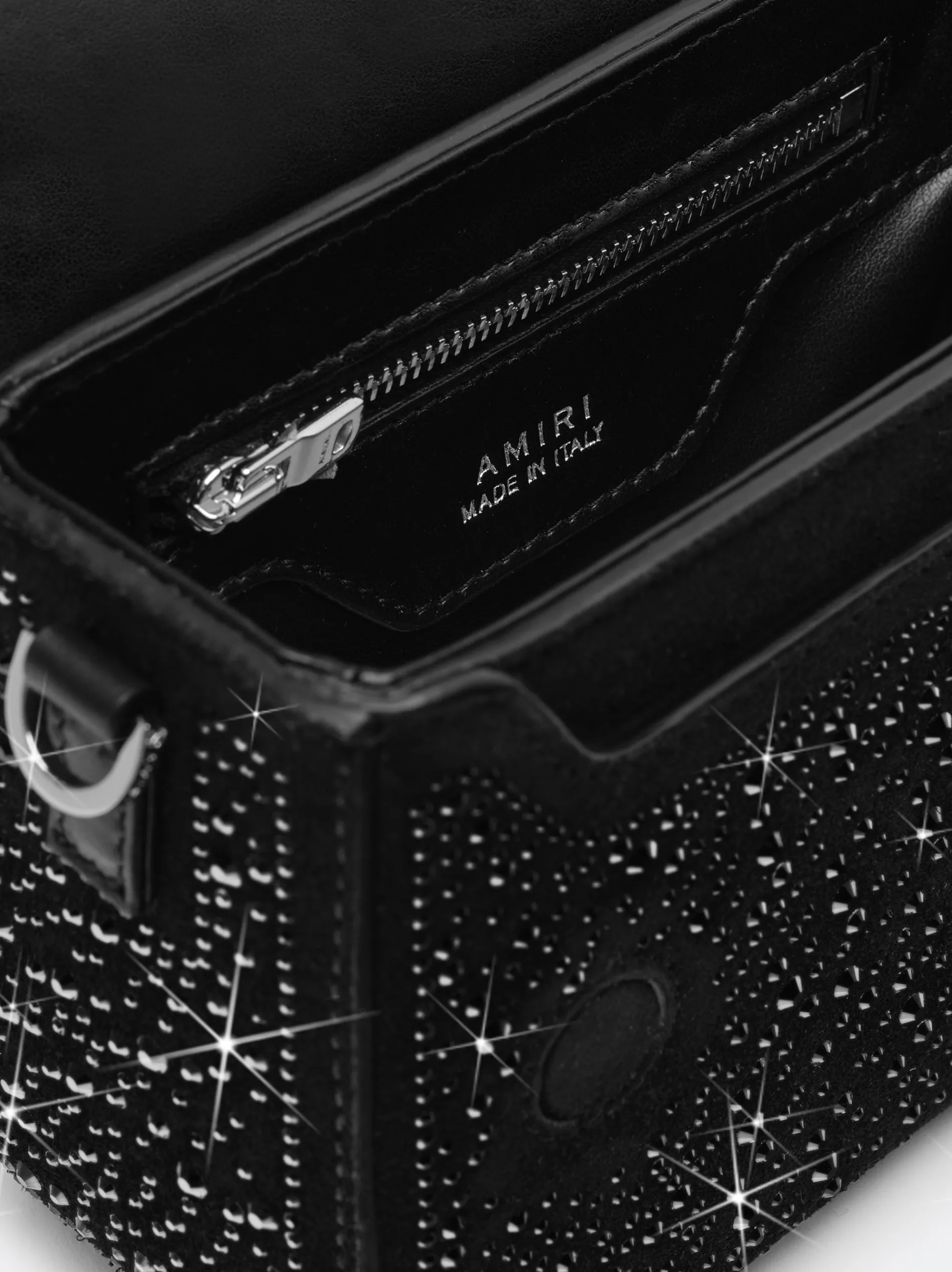 AMIRI Bags|Handbags<CRYSTAL MICRO MA BAG BLACK