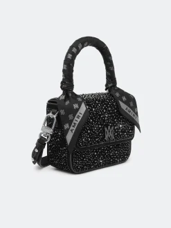 AMIRI Bags|Handbags<CRYSTAL MICRO MA BAG BLACK