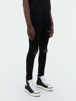 AMIRI Denim<CRYSTAL MX1 JEAN BLACK OD