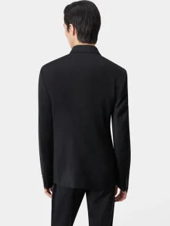 AMIRI Outerwear<DOUBLE-BREASTED BLAZER BLACK