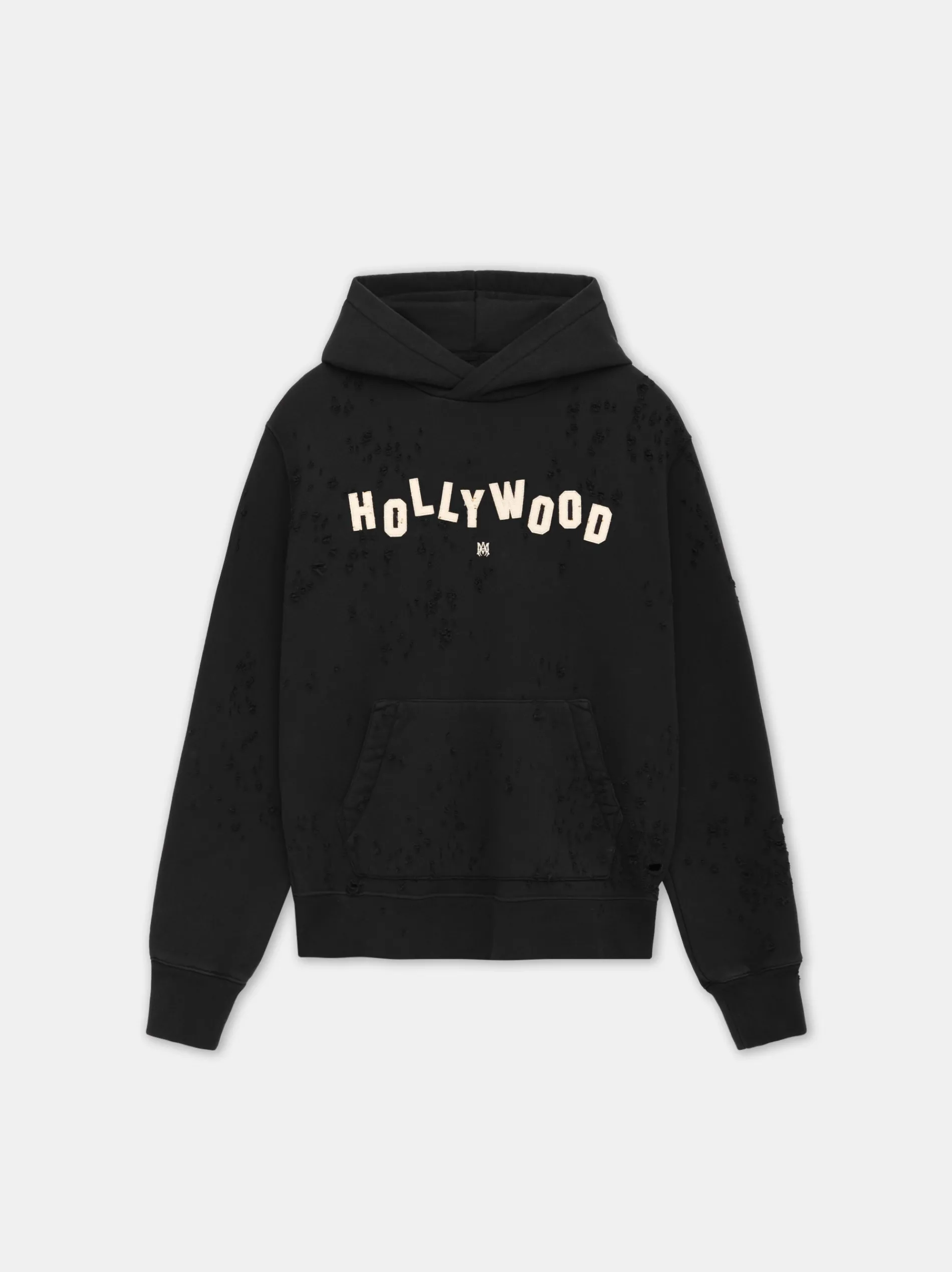 AMIRI Sweatshirts<HOLLYWOOD SHOTGUN HOODIE BLACK