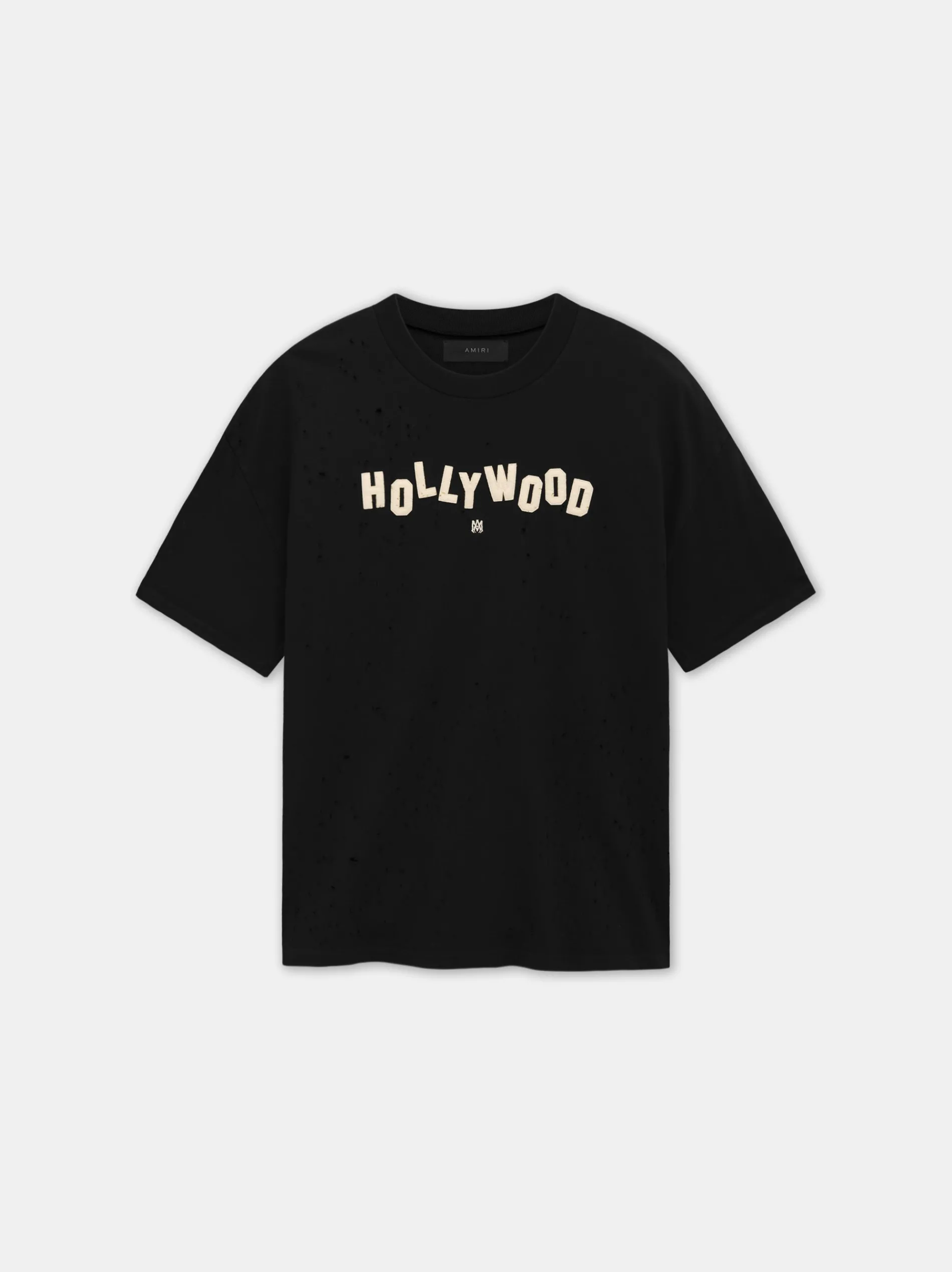 AMIRI Tees<HOLLYWOOD SHOTGUN OVERSIZED TEE BLACK