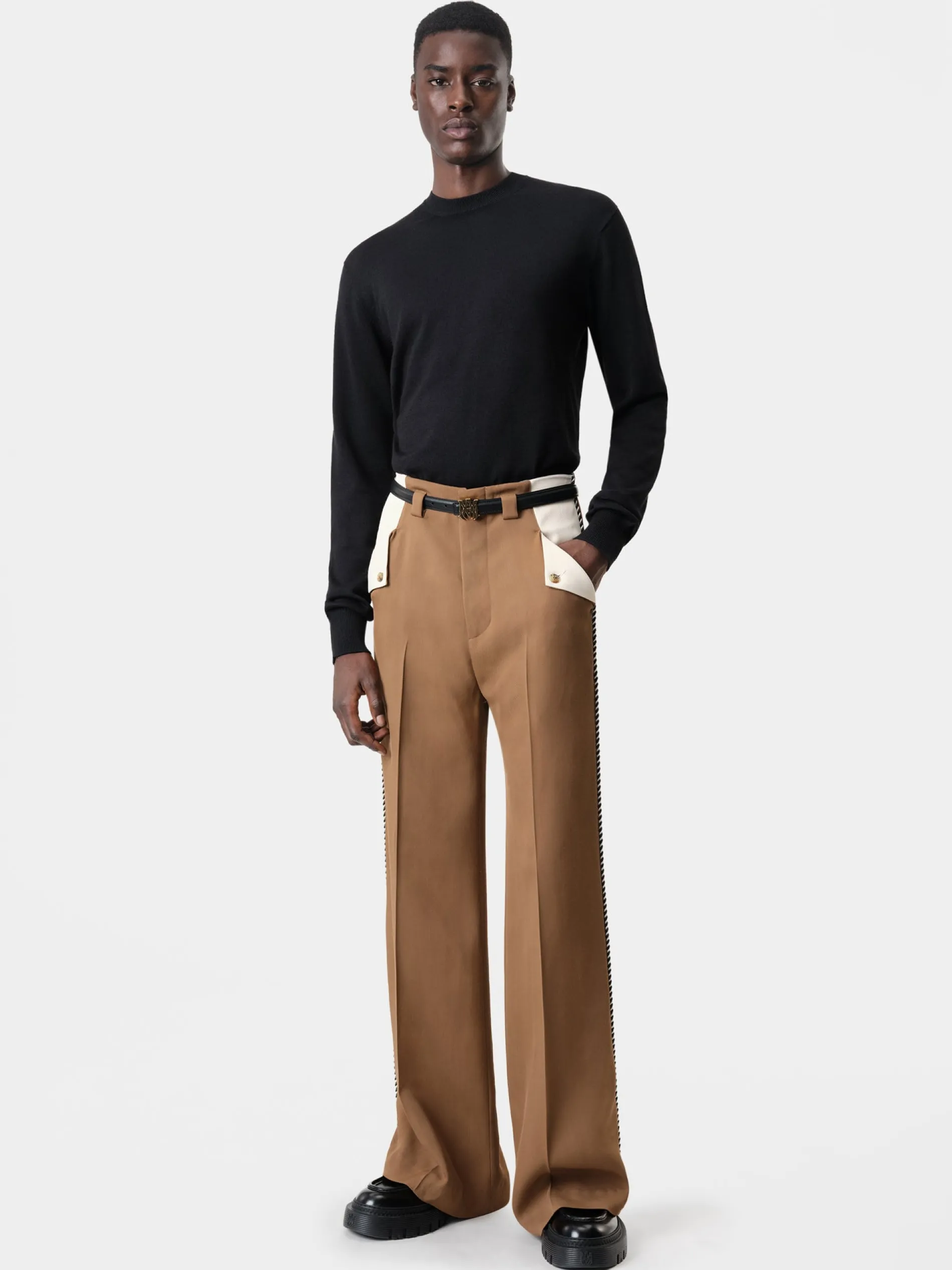 AMIRI Pants<HOLLYWOOD TROUSERS Rubber