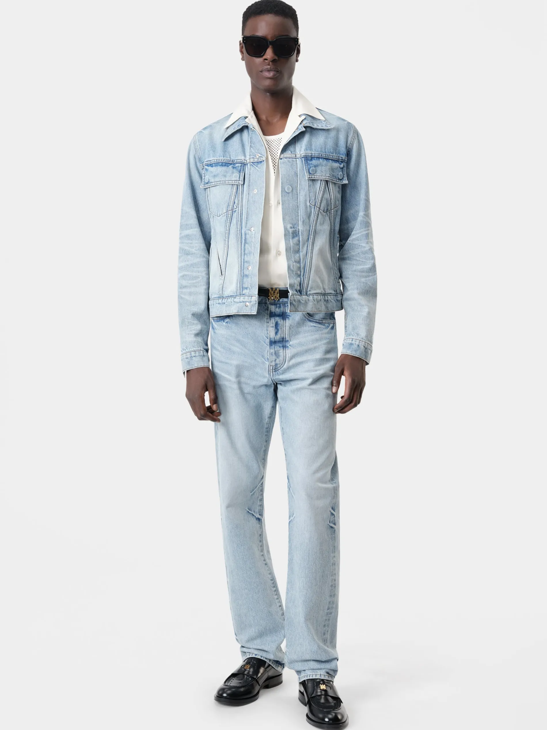 AMIRI Denim<JAPANESE SELVEDGE TRUCKER PERFECT INDIGO