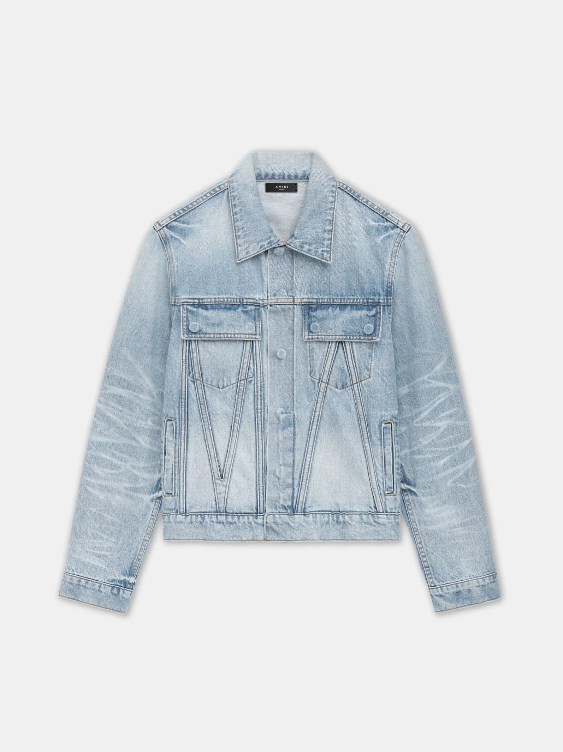AMIRI Denim<JAPANESE SELVEDGE TRUCKER PERFECT INDIGO