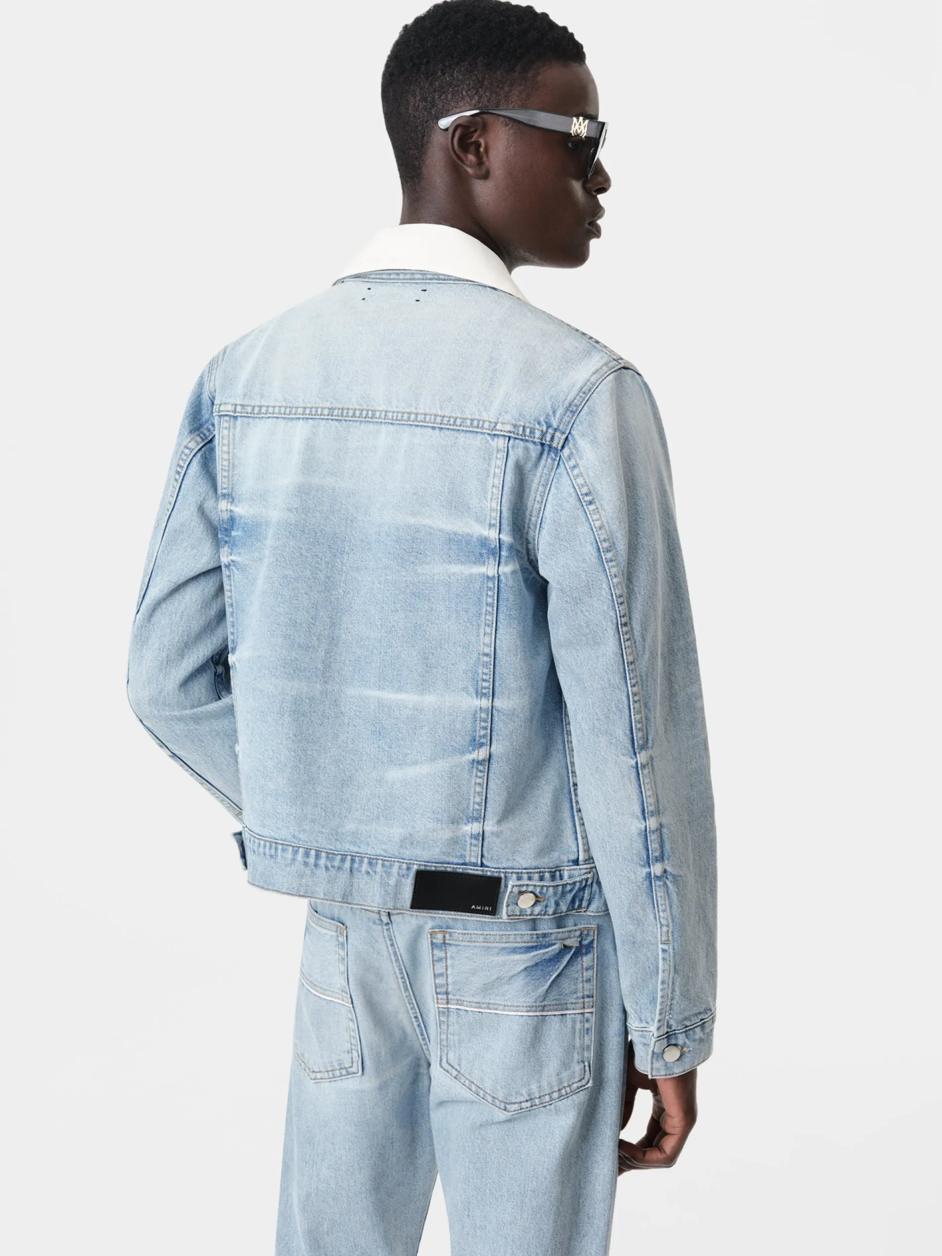 AMIRI Denim<JAPANESE SELVEDGE TRUCKER PERFECT INDIGO
