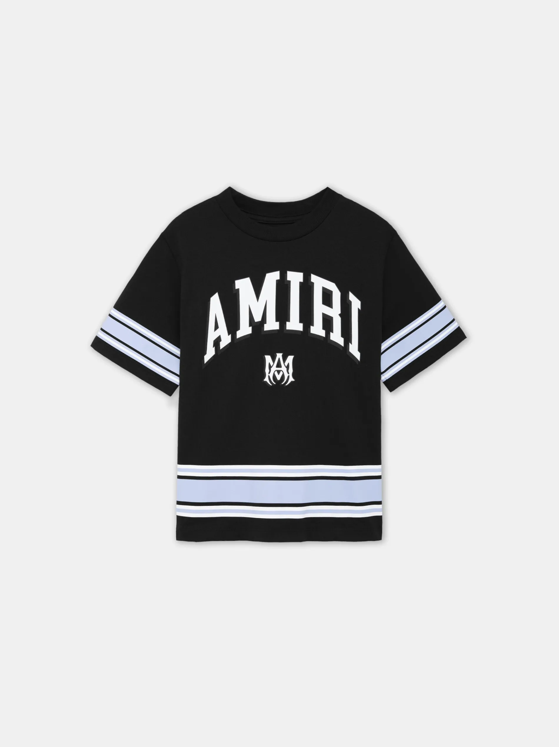 AMIRI Tees<KIDS' STRIPE TEE BLACK